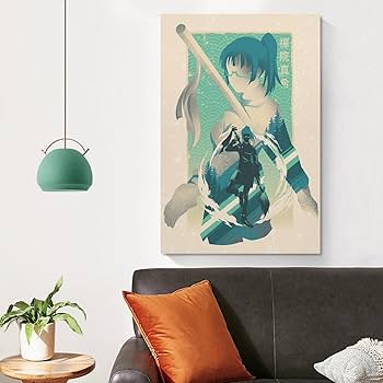 Amazon.co.jp: 呪術廻戦ペルソナ禪院真希 HD ポスター 30 キャンバス