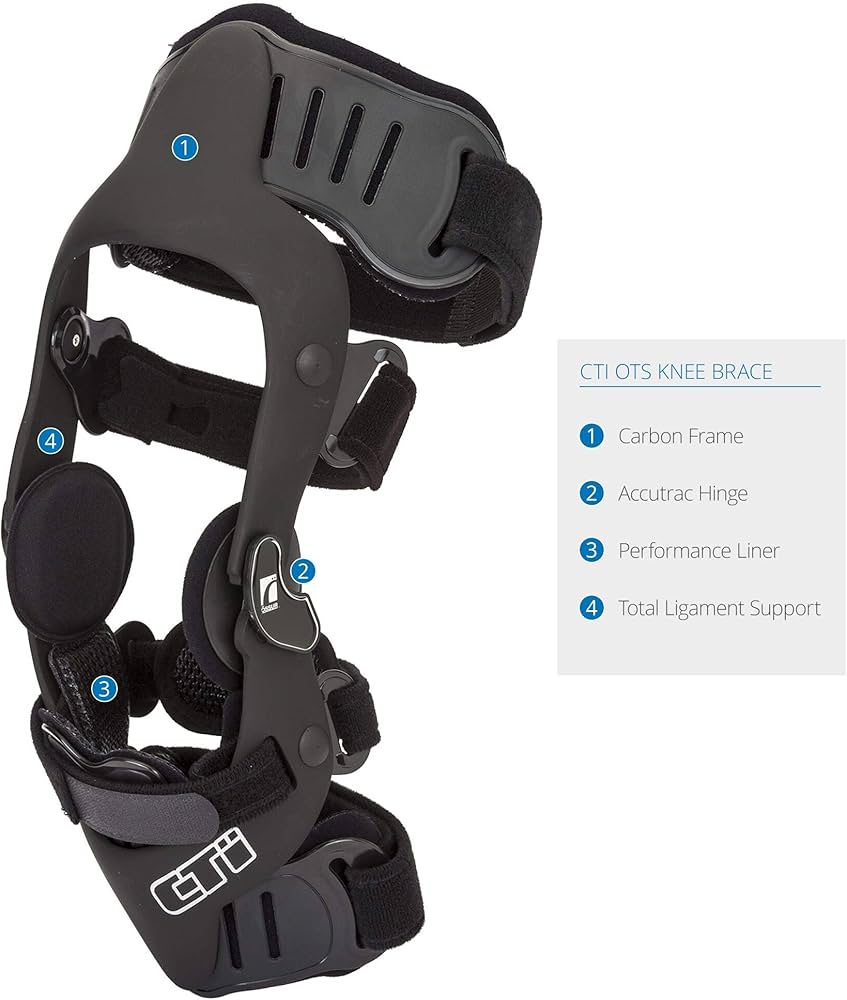 Amazon.co.jp: Ossur CTI OTS Ligament Knee Brace-XL-Left-Pro Sport
