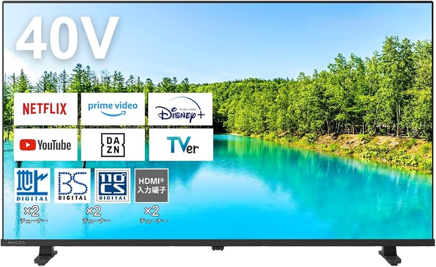 Amazon | 40 スマートテレビ インチ Airplay ネット動画対応 フル