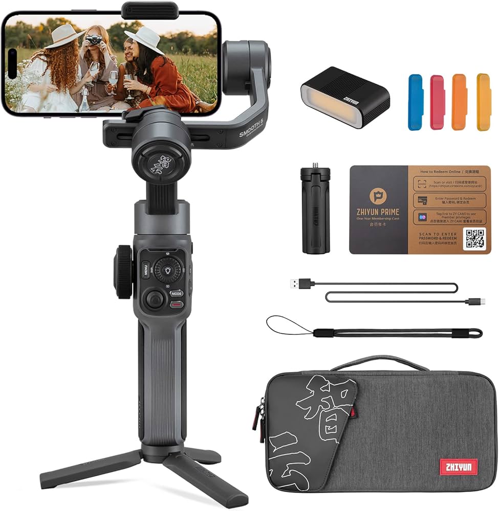 Amazon.co.jp: ZHIYUN Smooth 5コンボ - ジンバルスタビライザー