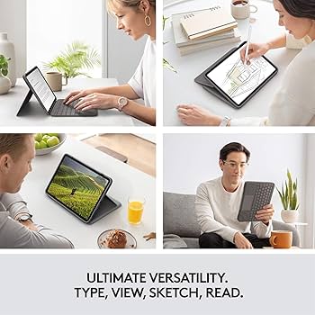 Amazon.com: Logitech Folio Touch iPad Keyboard Case with Trackpad