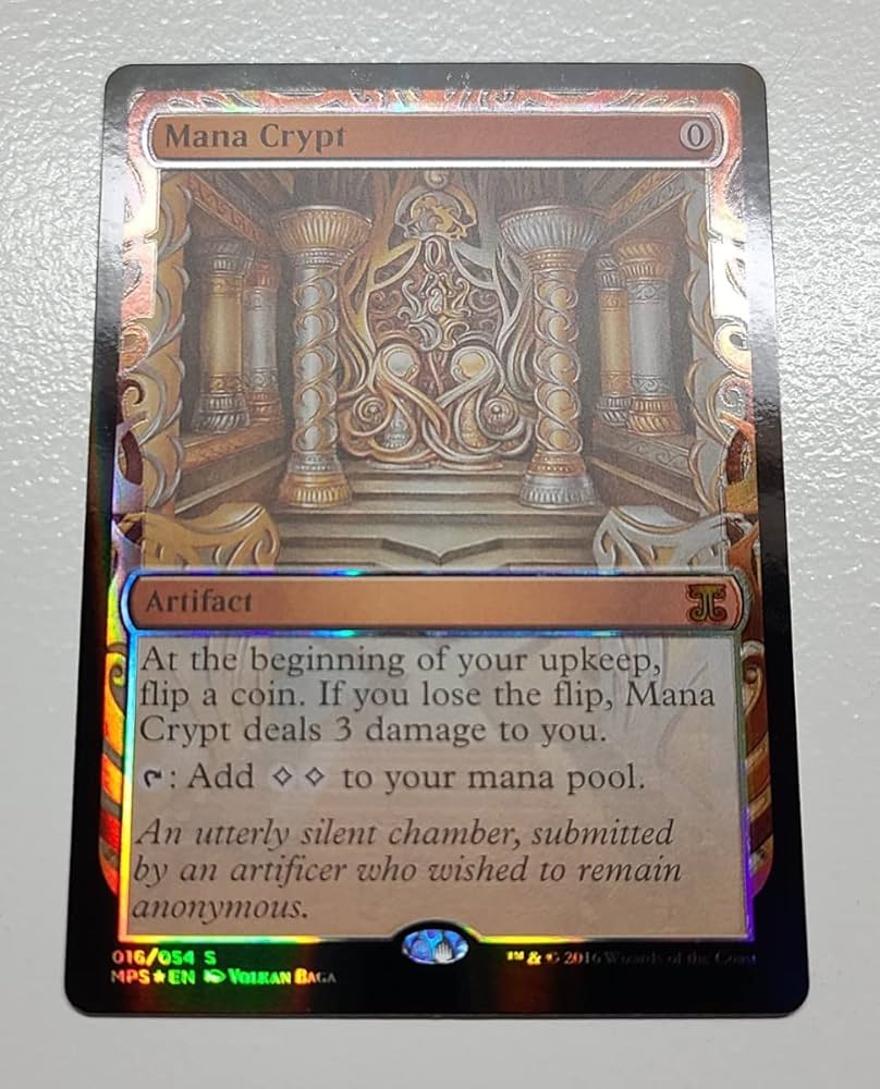 魔力の墓所 MPS 部分光沢 foil / Mana Crypt 魔力の墓所 MPS 部分光沢