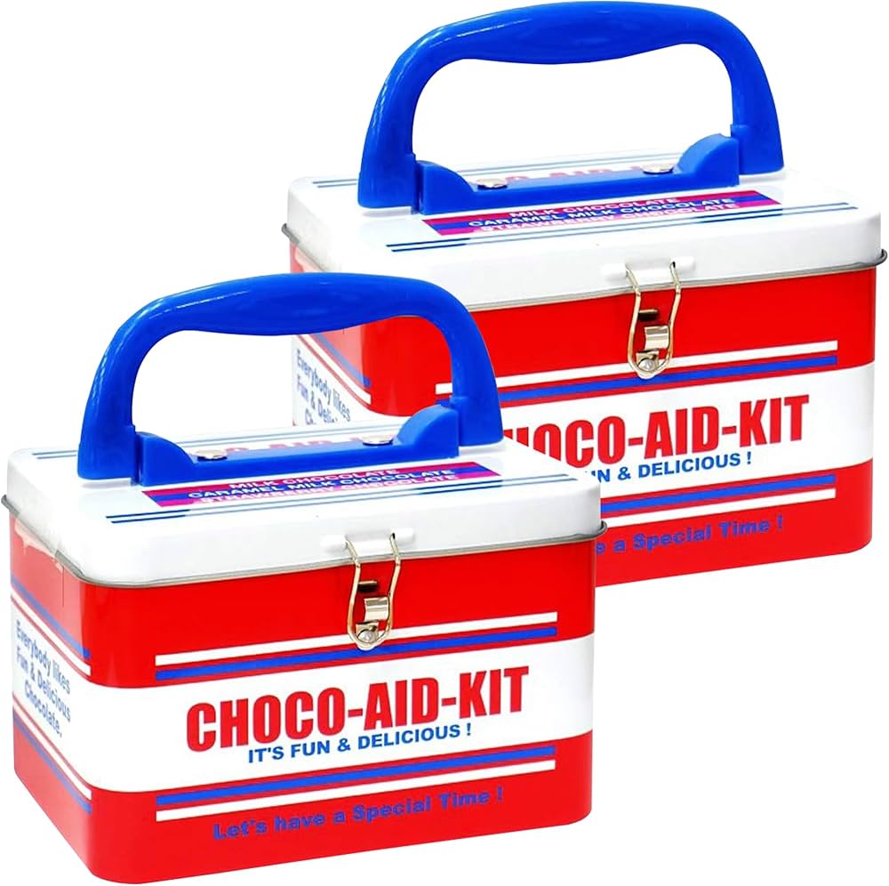 Amazon.co.jp: チョコエイド エイドボックスティン 缶入り 2個セット