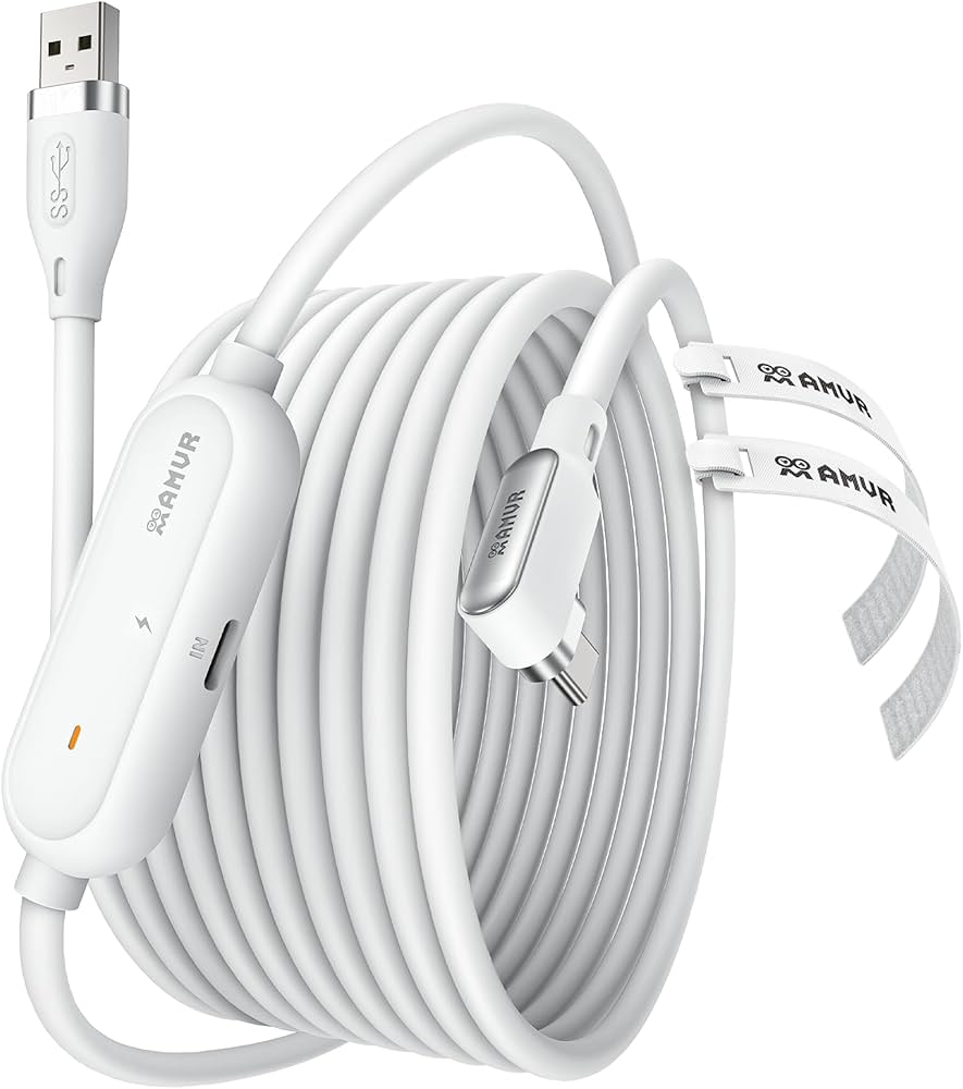 Amazon.com: AMVR 16FT(5M) Link Cable with Charging Compatible with