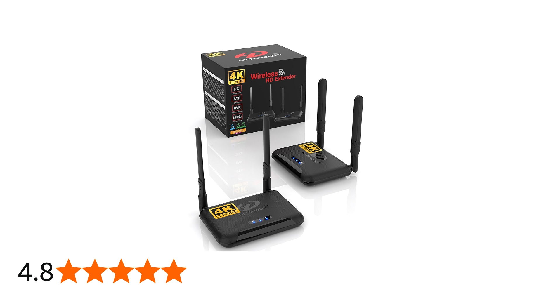 Amazon | ワイヤレスHDMI送信機と受信機、hdmi 無線化4K@30HzHDフルHD