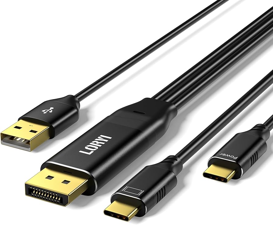 Amazon.co.jp: DisplayPort to USB C 変換ケーブル 5K@60Hz/4K@144Hz