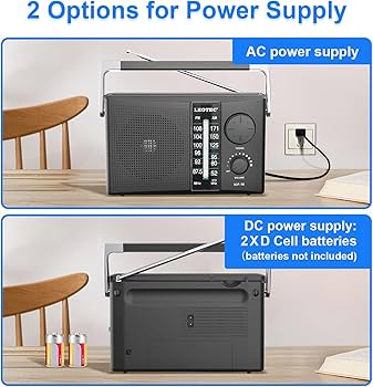 Amazon.com: LEOTEC Portable AM FM Radio with Best Reception