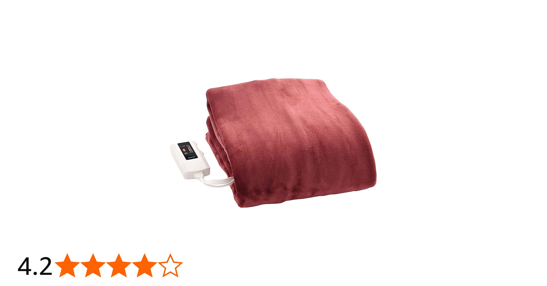 Amazon | [山善] 電気毛布 敷き 電気敷毛布 140×80cm シングル 洗える