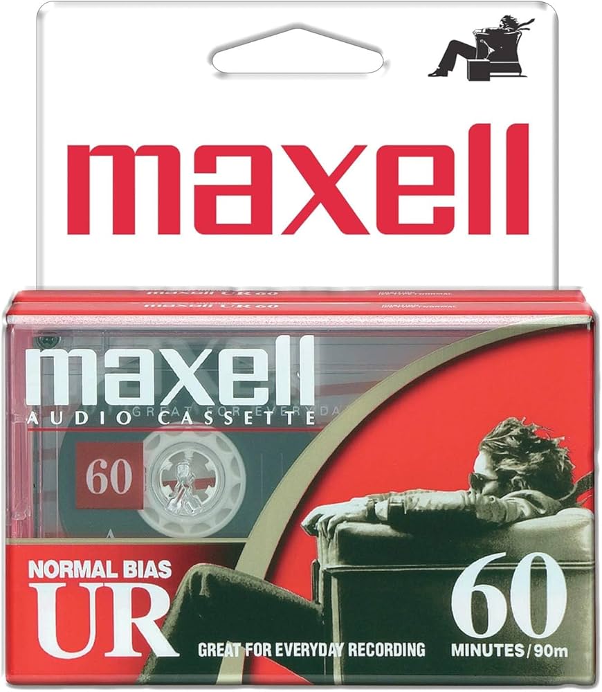 Maxell UR60 2-Pack Normal Bias Audiocassettes 109024 : Amazon.ca
