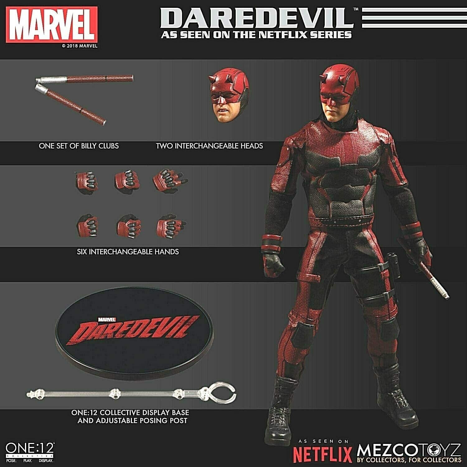 Amazon.com: Mezco Toys One: 12 Collective: Marvel Netflix