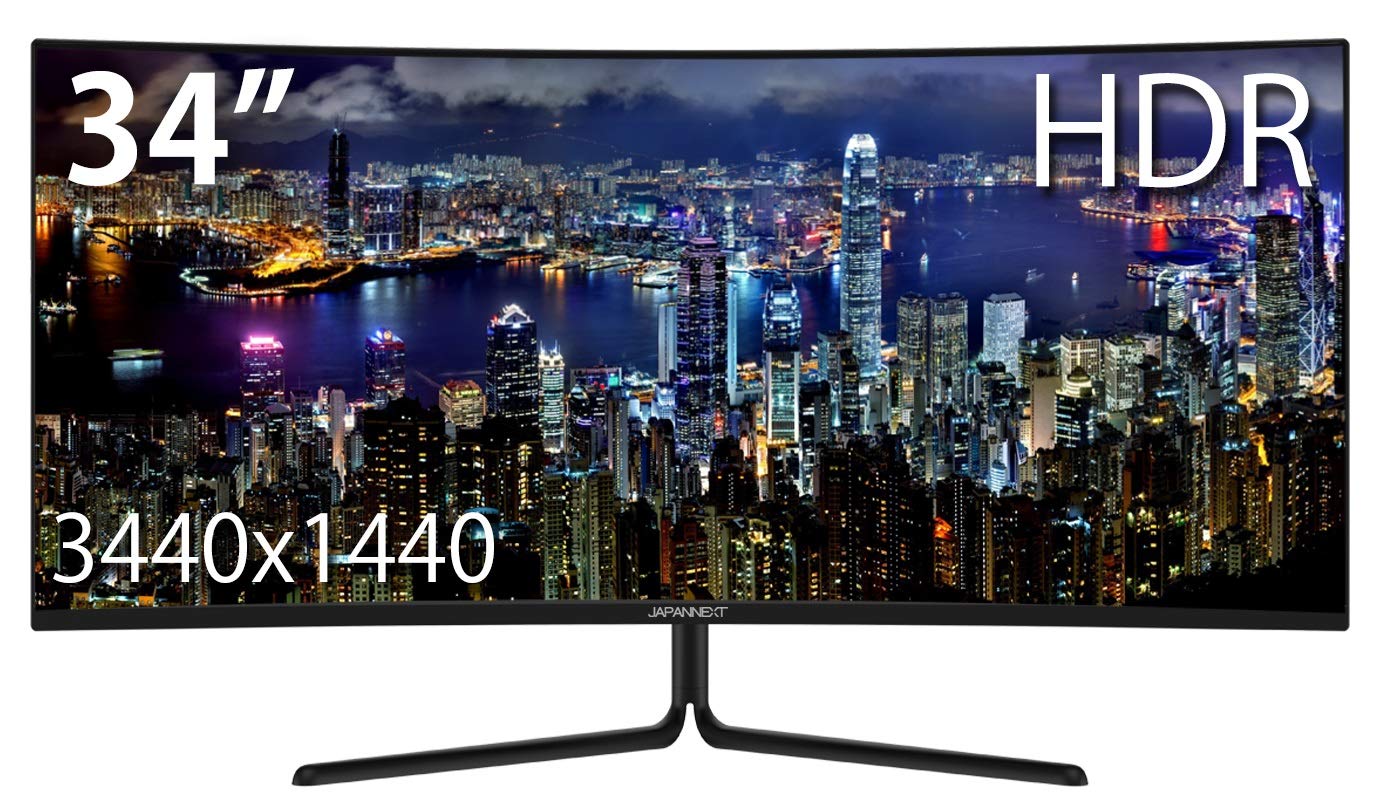Amazon.co.jp: JAPANNEXT JN-VC34102UWQHDR 34インチ HDR対応ウルトラ