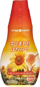 Amazon | 加藤美蜂園 サクラ印 純粋ひまわりはちみつ 150g×3個 | 加藤