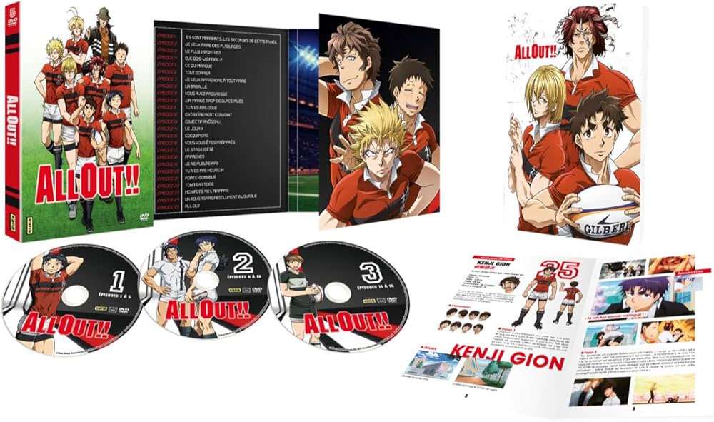 Amazon.co.jp: ALL OUT!! コンプリート DVD-BOX (全25話, 625分