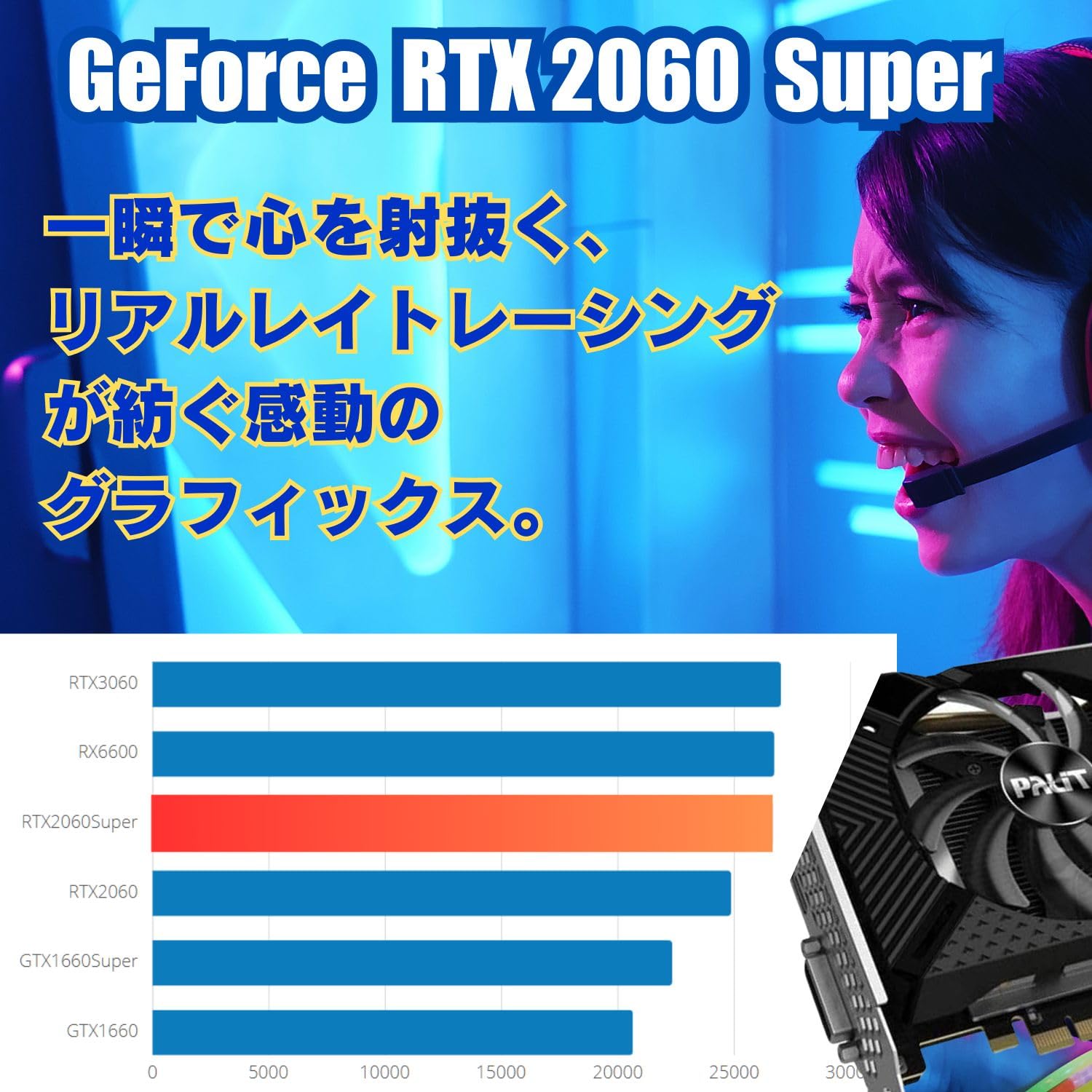 Amazon.co.jp: WaffleMK ゲーミングPC デスクトップPC タワー型 G