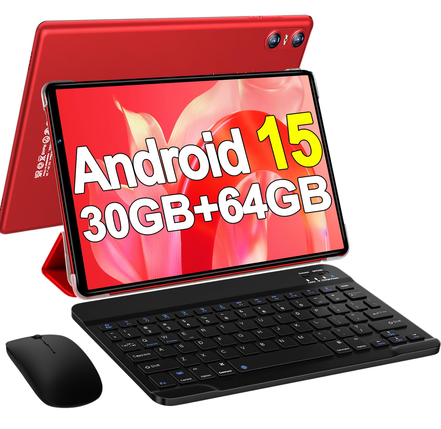 Amazon.com : 2025 Android 15 Tablet with Keyboard, 10.1 Inch