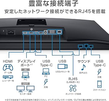 Amazon.co.jp: Dell C2722DE 27インチ ビデオ会議 モニター