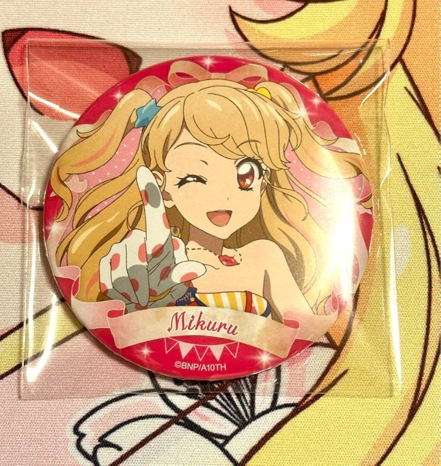 アイカツ！アニON マグネット付きバッジ 2 夏樹みくる アイカツ！アニ