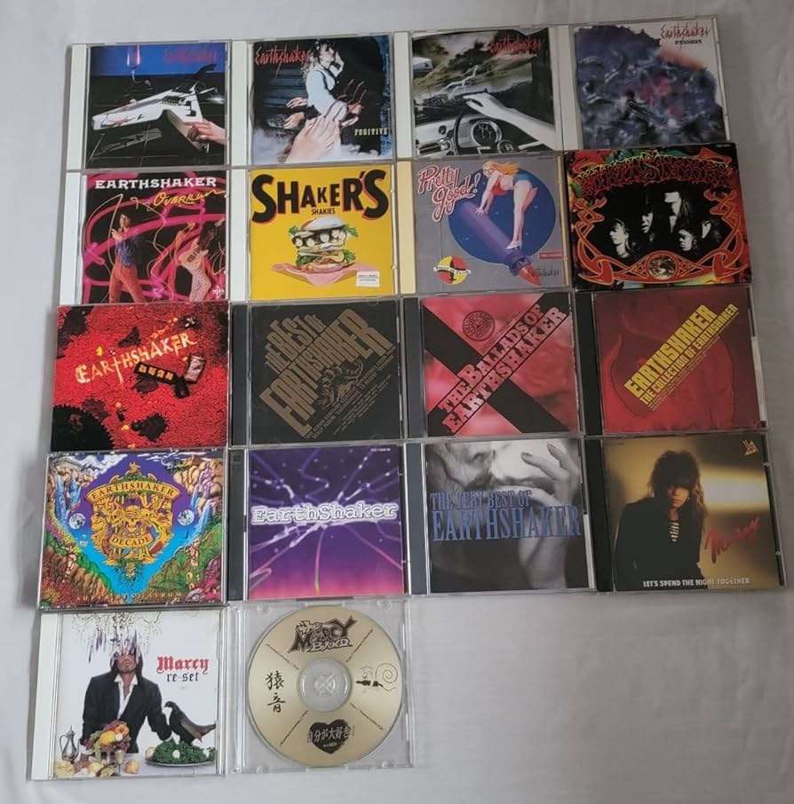 Amazon.co.jp: EARTHSHAKER+MARCY CD18枚セット販売/マーシーバンド