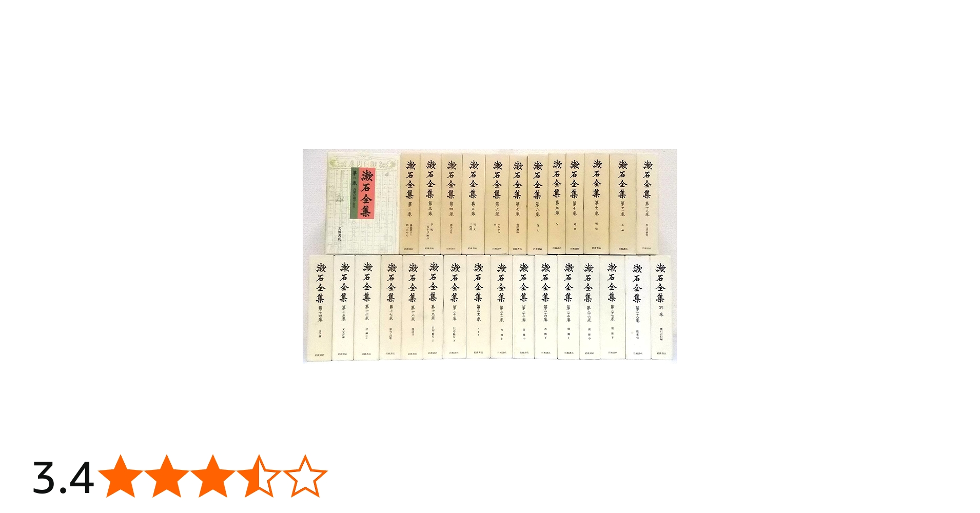 Amazon.co.jp: 漱石全集 全28巻＋別巻1冊（岩波書店） : 本