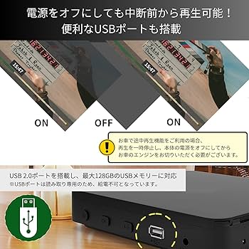 Amazon | ポータブルブルーレイプレーヤー DVDプレーヤー Blu-ray