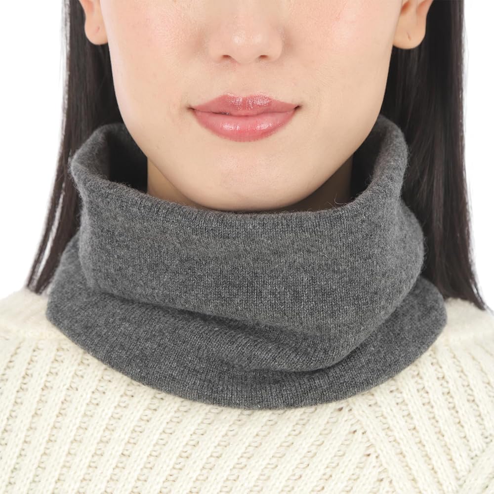 Amazon | [TACHO] カシミヤ100% ネックウォーマー スヌード 日本製