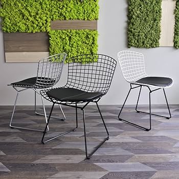 Amazon｜Wire Chair/ワイヤー チェア ハリー ベルトイア デザイナーズ