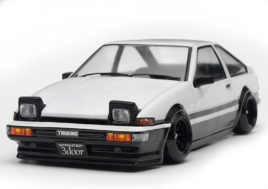 Amazon | 1/10 AE86 トレノ Mシャーシ用 ボディ未塗装 | ラジコン