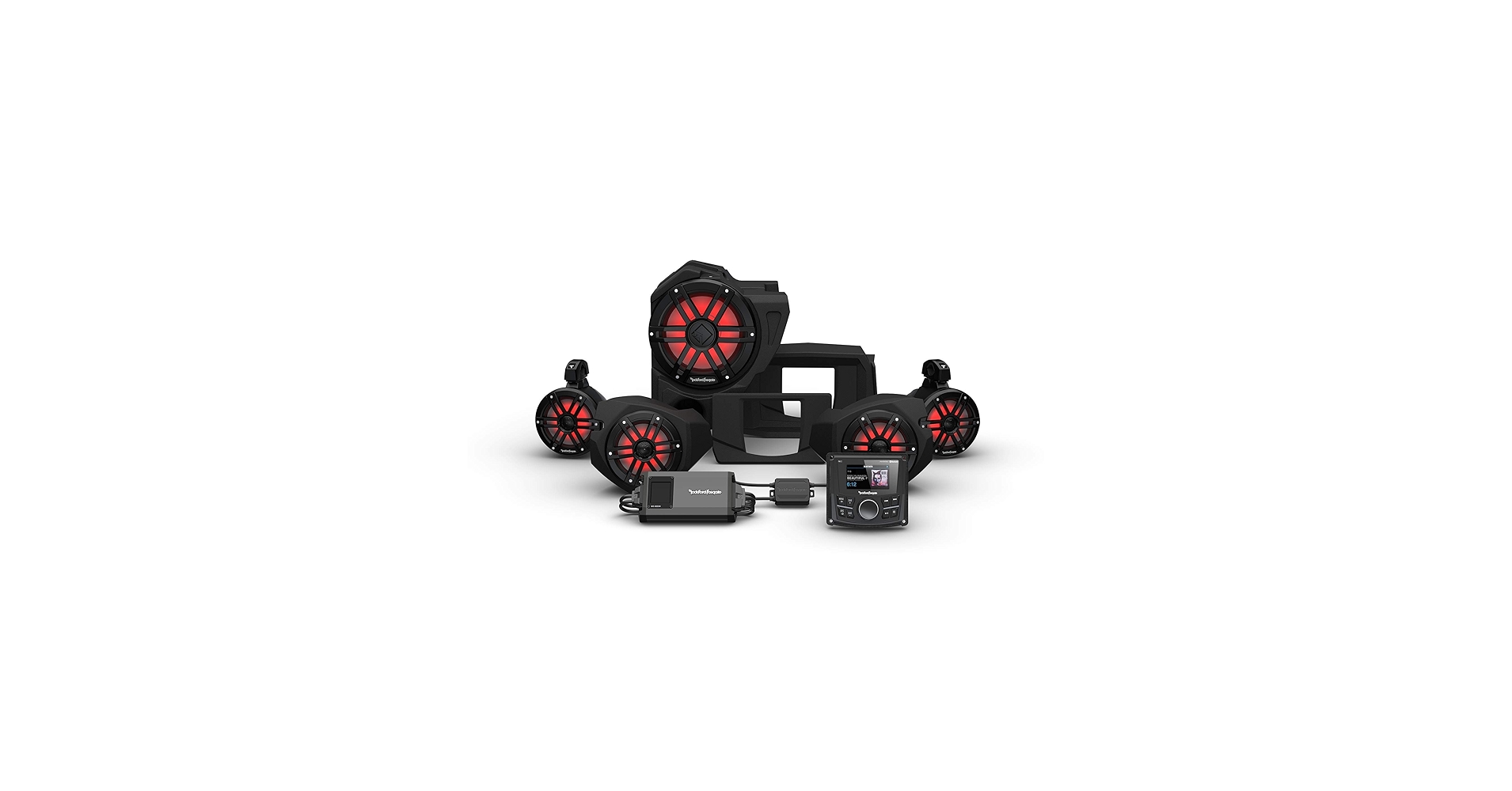 Amazon.com: Rockford Fosgate RZR14-STG4 Audio Kit: PMX-2 Receiver
