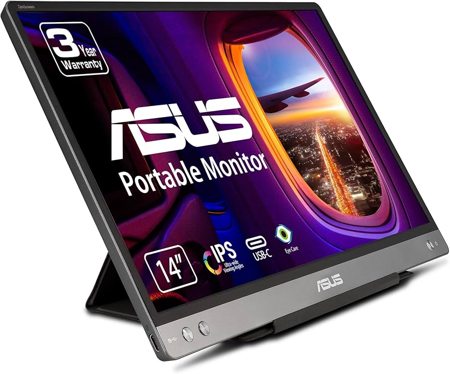 Amazon.com: ASUS ZenScreen MB14AC 14” Portable USB Type-C Monitor