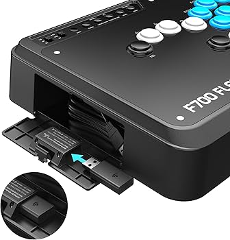 Amazon.com: MAYFLASH F700 FLAT Elite Wireless Arcade Stick