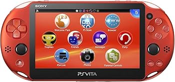 Amazon.com: Sony PlayStation Vita 2000 Wi-Fi Metallic Red (Japan