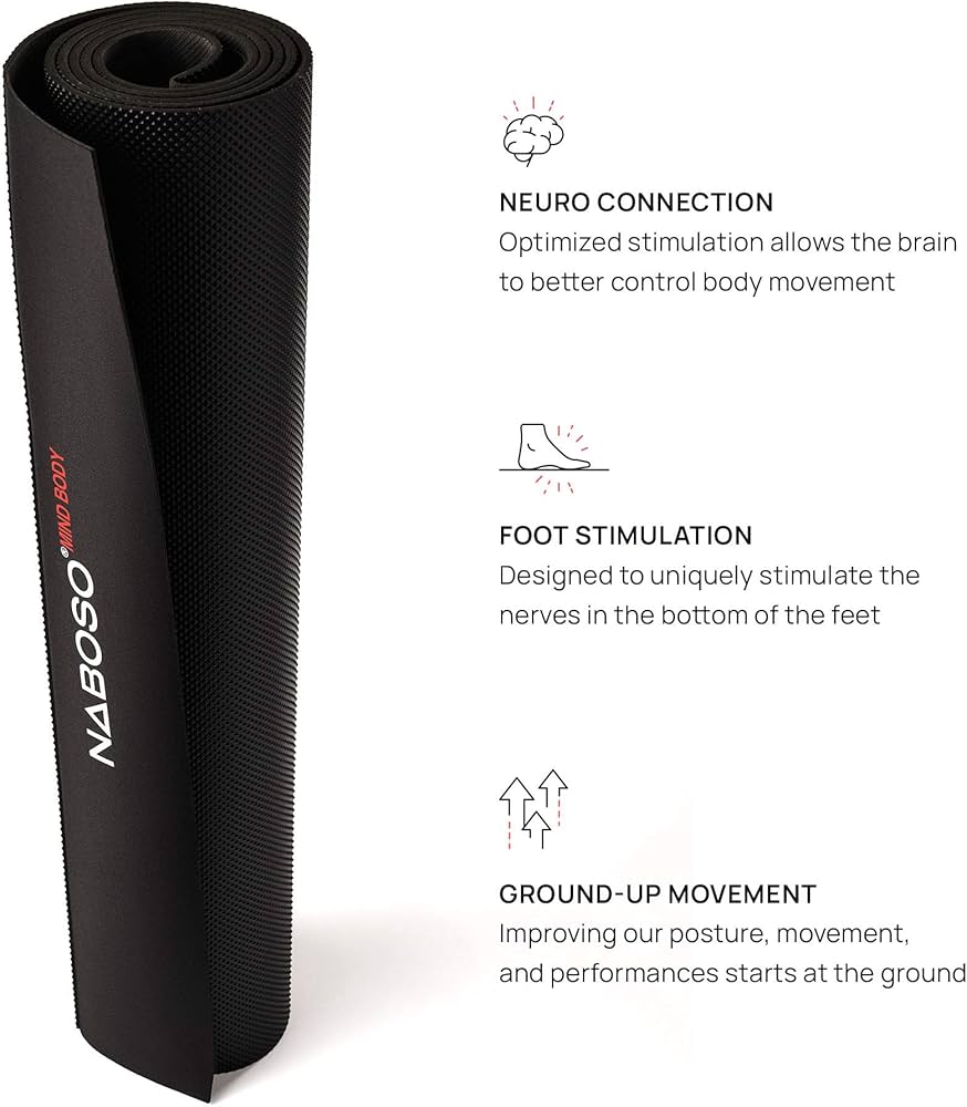 Amazon | Naboso マインドボディテクスチャマット - ピラティス&バール