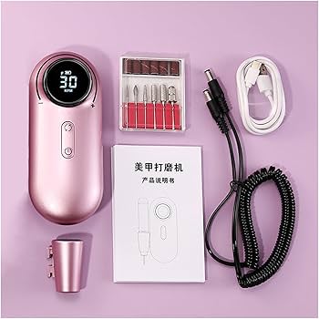 Amazon.co.jp: ポータブル ネイル ドリル マシン、30000 RPM 回転速度