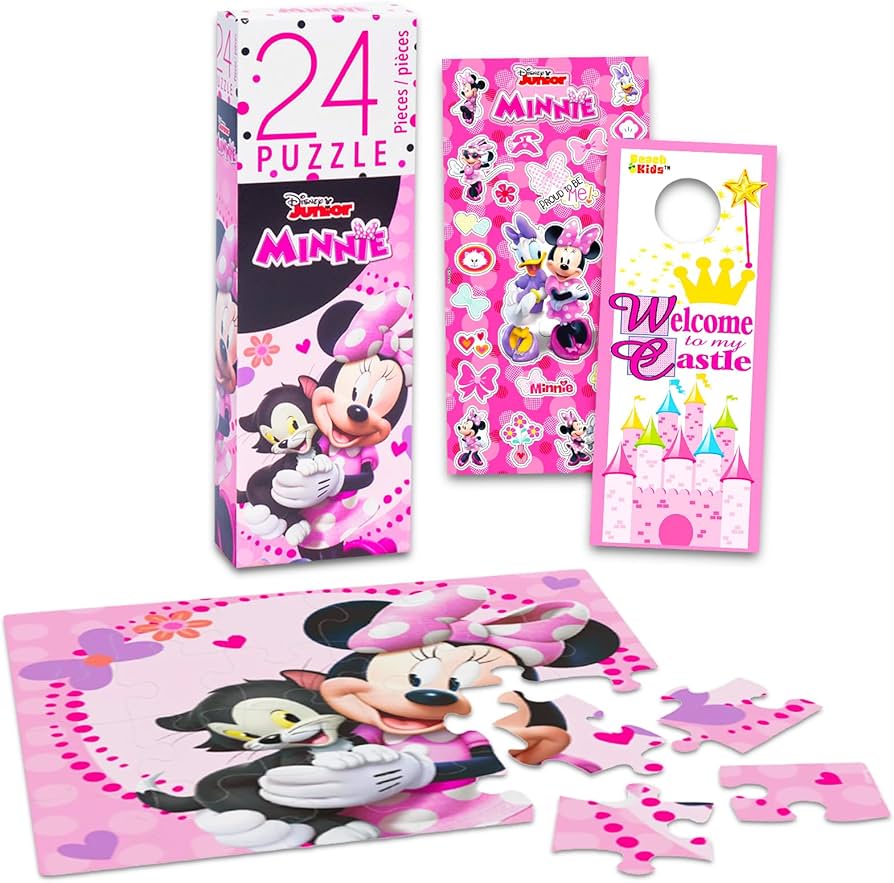 Amazon | ディズニー ミニーマウス ジグソーパズルセット - ミニー