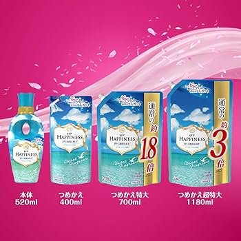 Amazon | レノア ハピネス 柔軟剤 ユニセックスシリーズ アクア
