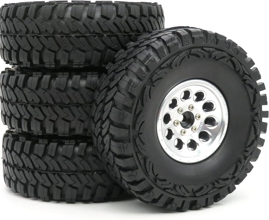 Amazon | 4ピース RC 1.9 クローラー 泥タイヤ オフロード タイヤ 高さ