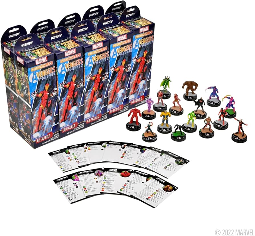 Amazon.com: Marvel HeroClix: Avengers Forever Booster Brick : Toys
