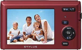Amazon | オリンパス コンパクトデジタルカメラ STYLUS VGー180 レッド