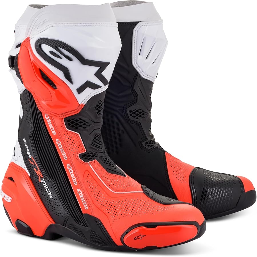 Amazon.com: Alpinestars Supertech R Vented Racing Motorcycle Boots