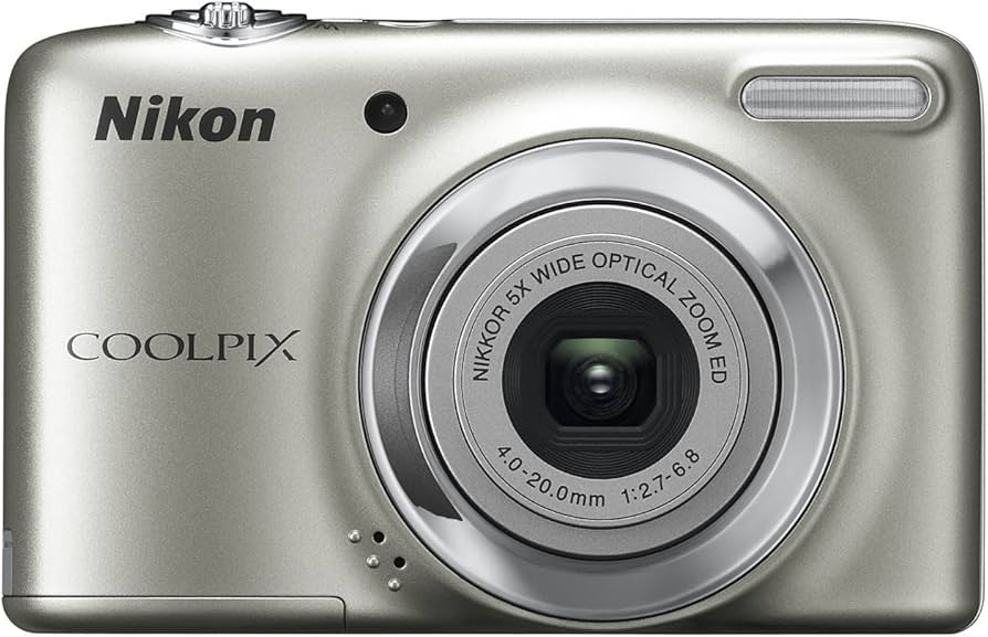 Amazon.com : Nikon COOLPIX L25 Silver : Point And Shoot Digital