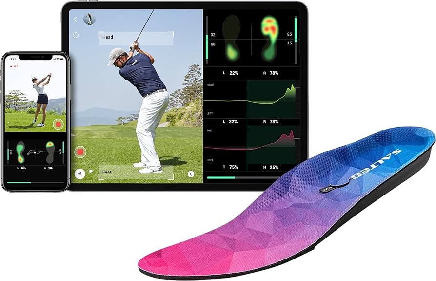 Amazon.co.jp: ゴルフトレーニング用インソール型足圧計「SALTED SMART