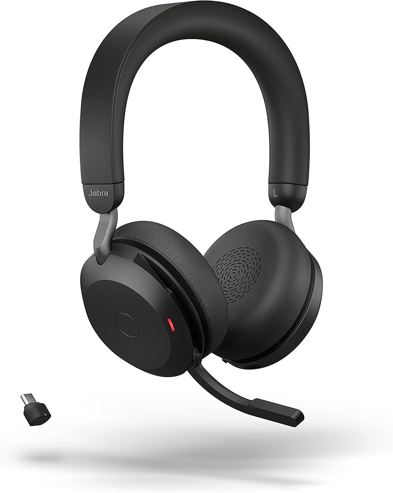 Amazon.com: Jabra Evolve2 75 PC Wireless Headset with 8-Microphone