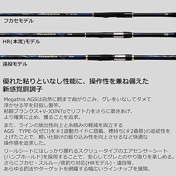 Amazon | ダイワ(DAIWA) 磯竿 メガディス Megathis AGS・N 1-53・N