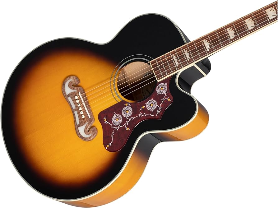Amazon | Epiphone EJ-200CE Vintage Sunburst エレアコギター