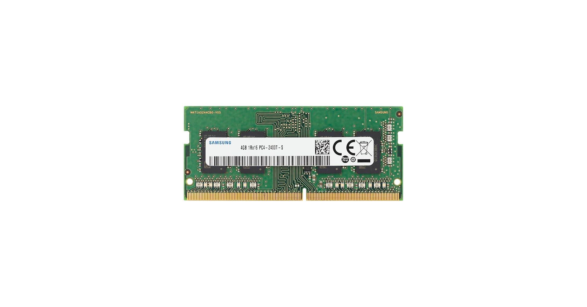 Samsung 4GB DDR4 2400MHz PC4-19200 (PC4-2400T) CL17 SODIMM 1Rx16