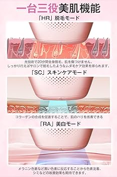 Amazon | 脱毛器 【2023新設計】 光美容器 メンズ レディース 家庭用