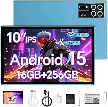 Amazon.co.jp: 10インチ Android 15 タブレット、12GB RAM + 256GB