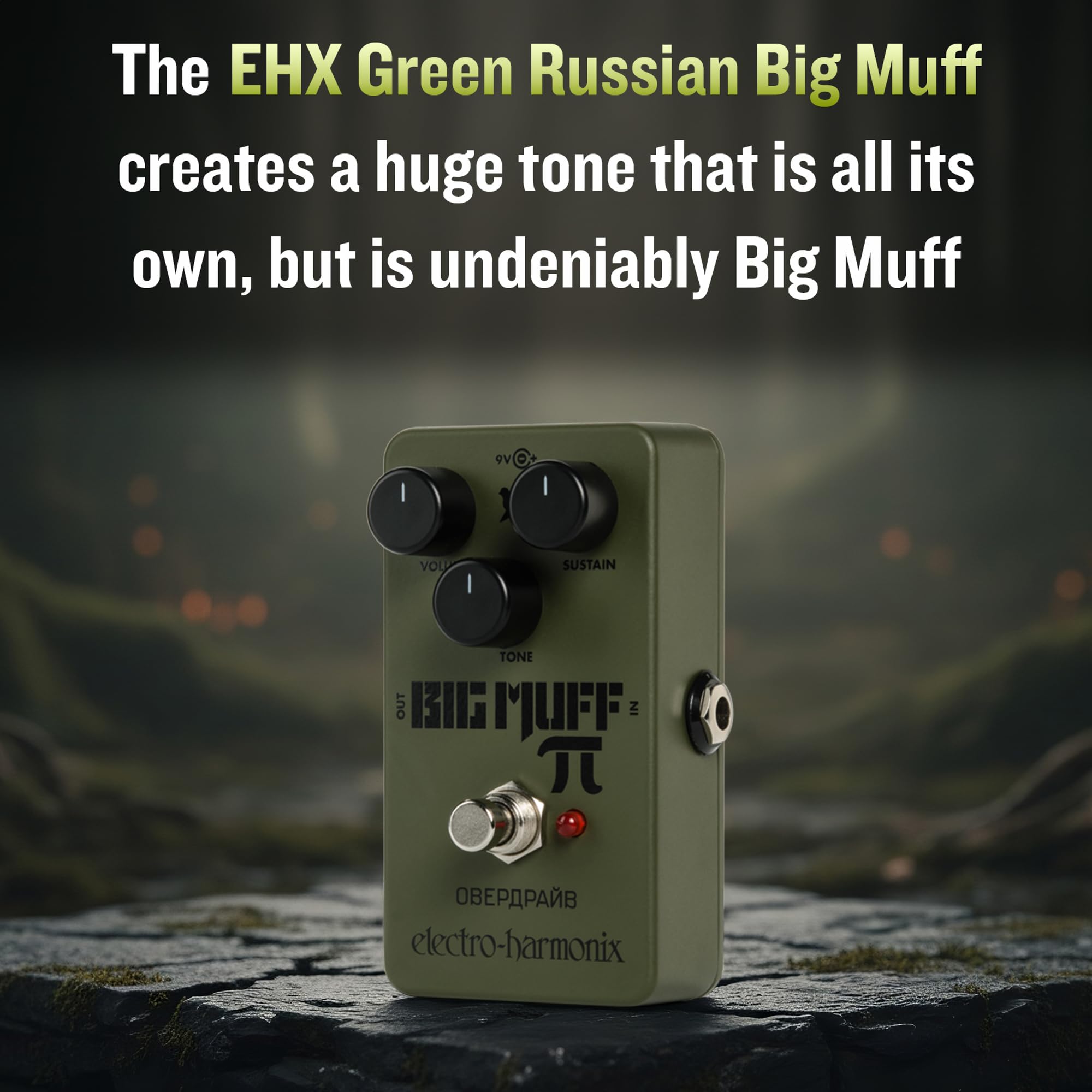 Amazon.com: Electro-Harmonix Green Russian Big Muff Pi Fuzz Pedal