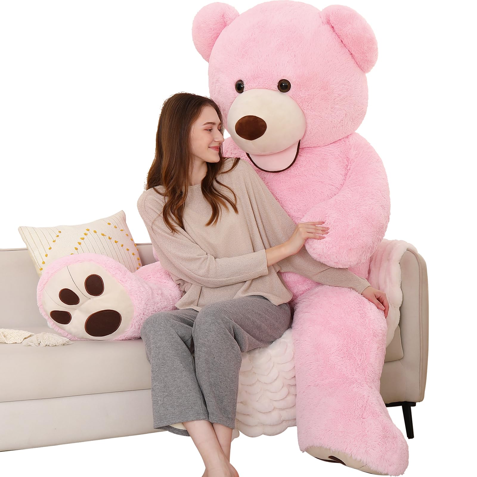 Amazon.com: MorisMos Giant Teddy Bear Plush 5ft, Life Size Huge