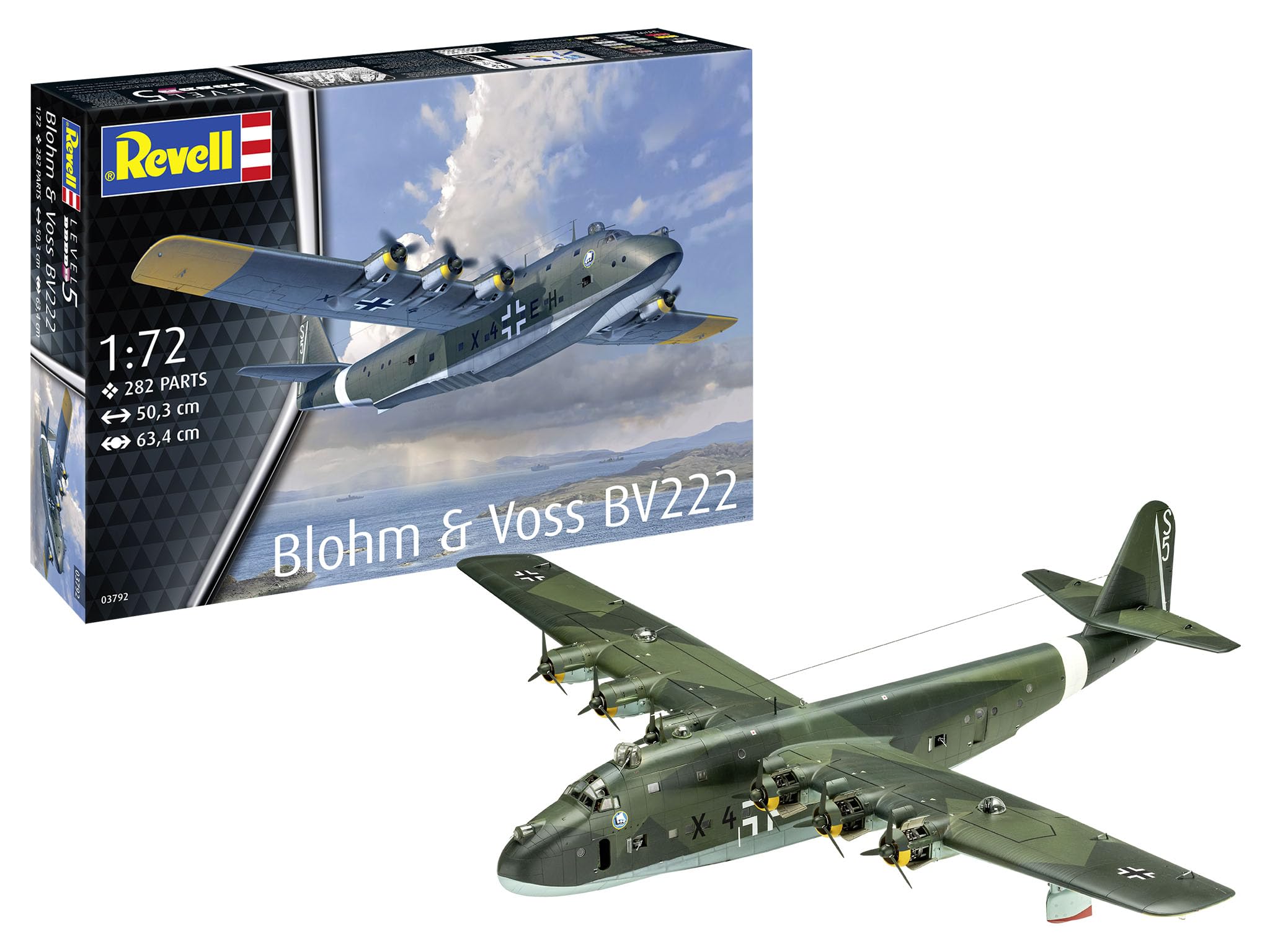 Amazon | ドイツレベル 1/72 ドイツ ブロム & フォス BV222 ヴィー